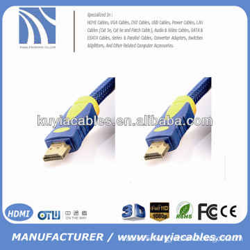 hdmi to hdmi M/M cable with nylon 3D 1080p 10M